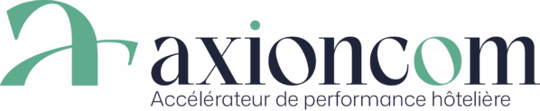 Logo AXIONCOM vert et bleu