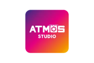 Logo ATMOS STUDIO multicolore