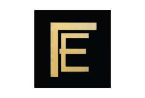 Logo ERWAN FIQUET noir et or