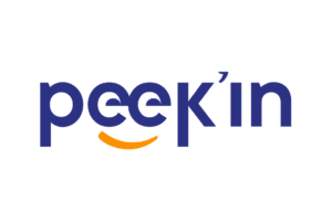 Logo PEEKIN bleu et orange