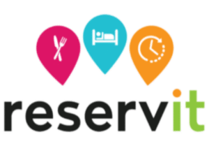 Logo RESERVIT noir et multicolore