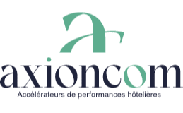 Logo AXIONCOM vert et bleu
