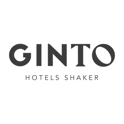 Logo GINTO HETELS SHAKER noir