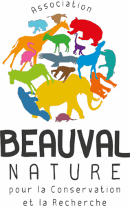 Logo association BEAUVAL NATURE noir et multicolore