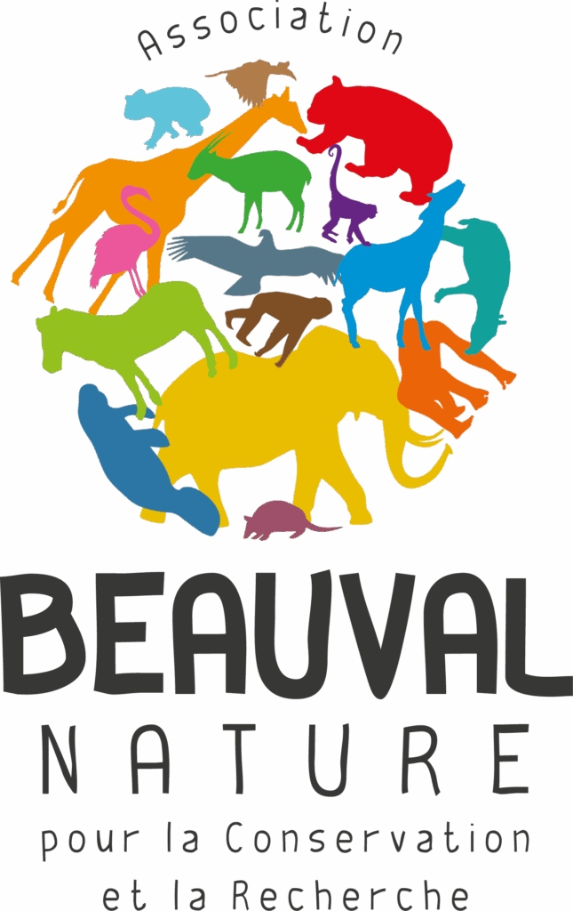 Logo association BEAUVAL NATURE noir et multicolore