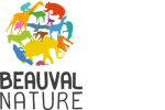 Logo association BEAUVAL NATURE noir et multicolore